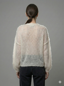 Baby Mohair long-Sleeve Cardigan Art.21597