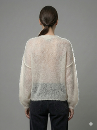 Baby Mohair long-Sleeve Cardigan Art.21597