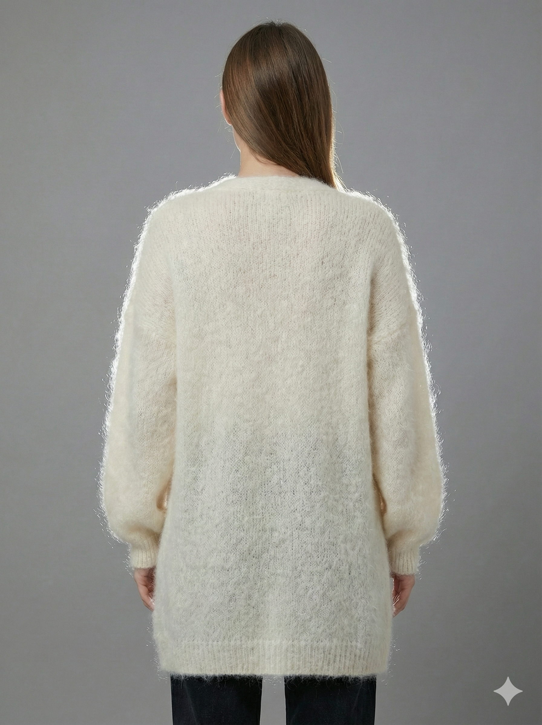 Baby Mohair long-Sleeve Cardigan Art.8189