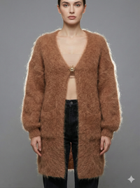 Baby Mohair long-Sleeve Cardigan Art.8189