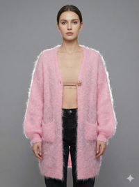 Baby Mohair long-Sleeve Cardigan Art.8189