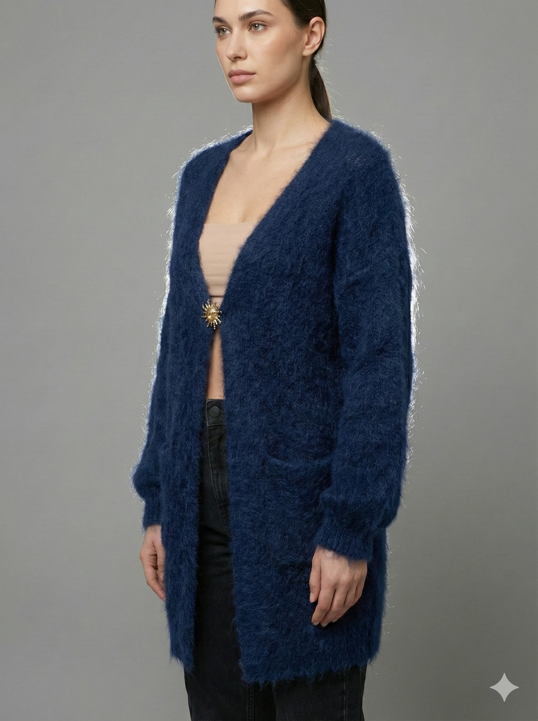Baby Mohair long-Sleeve Cardigan Art.8189