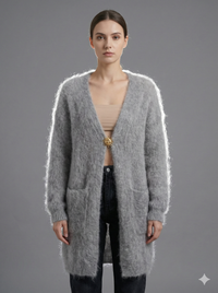 Baby Mohair long-Sleeve Cardigan Art.8189