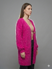 Baby Mohair long-Sleeve Cardigan Art.8189