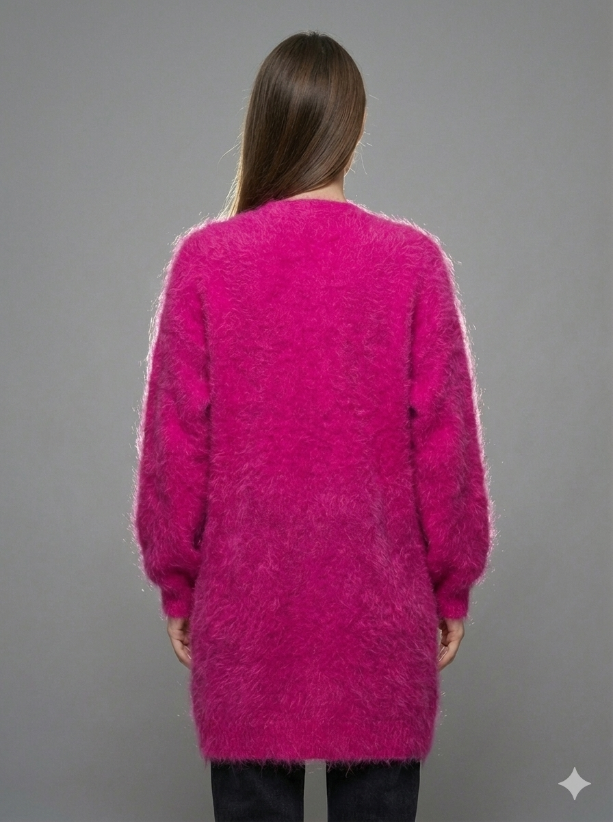 Baby Mohair long-Sleeve Cardigan Art.8189