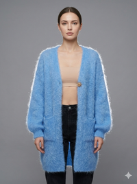 Baby Mohair long-Sleeve Cardigan Art.8189