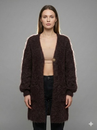 Baby Mohair long-Sleeve Cardigan Art.8189