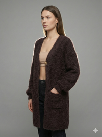 Baby Mohair long-Sleeve Cardigan Art.8189