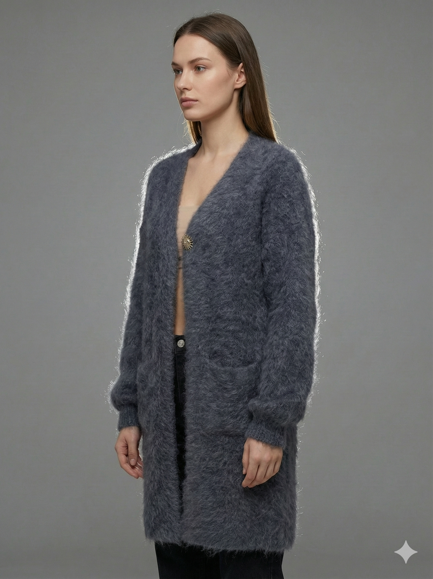 Baby Mohair long-Sleeve Cardigan Art.8189
