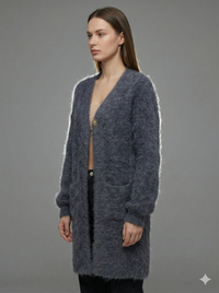 Baby Mohair long-Sleeve Cardigan Art.8189