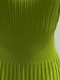 Long skirt sweater with fitted waist and long sleeves art.5201