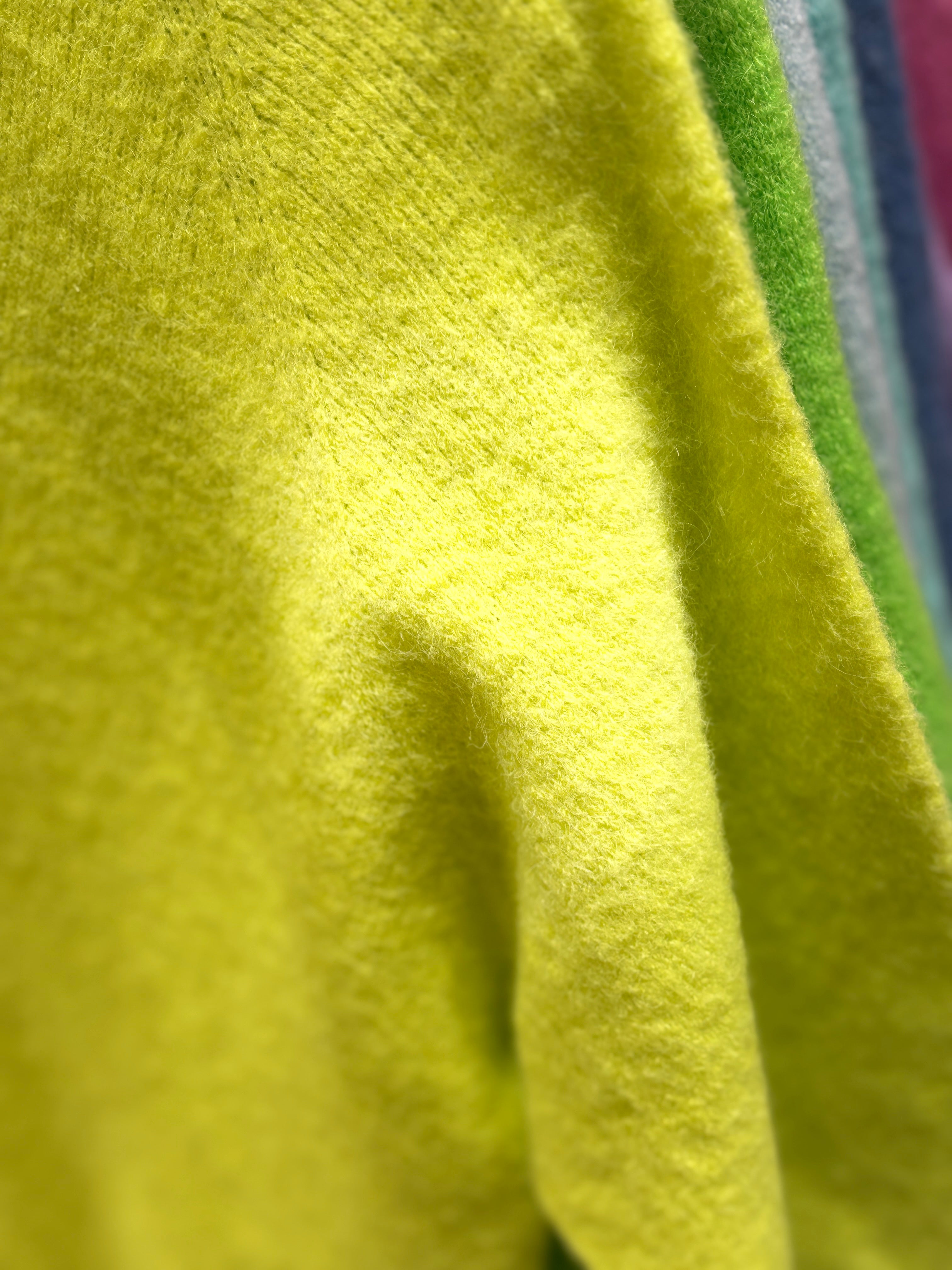 Like alpaca Short-sleeved crew neck Suitable for early spring art.8862