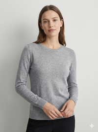 Crew-neck long sleeves base sweater rc063