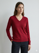 V-neck long sleeves base sweater rc062
