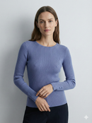 Crew-necked long sleeves base layer sweater rc077