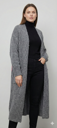 Horse. Jacquard pattern on the back. Sweater/Coat art. 21377