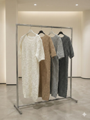 Like Alpaca style, short-sleeved long twisted rope sweater art  HZ907