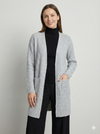 Long cardigan or knitted cardigan with pockets, highly elastic, perfect for early spring art na615