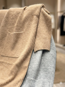 Long cardigan or knitted cardigan with pockets, highly elastic, perfect for early spring art na615