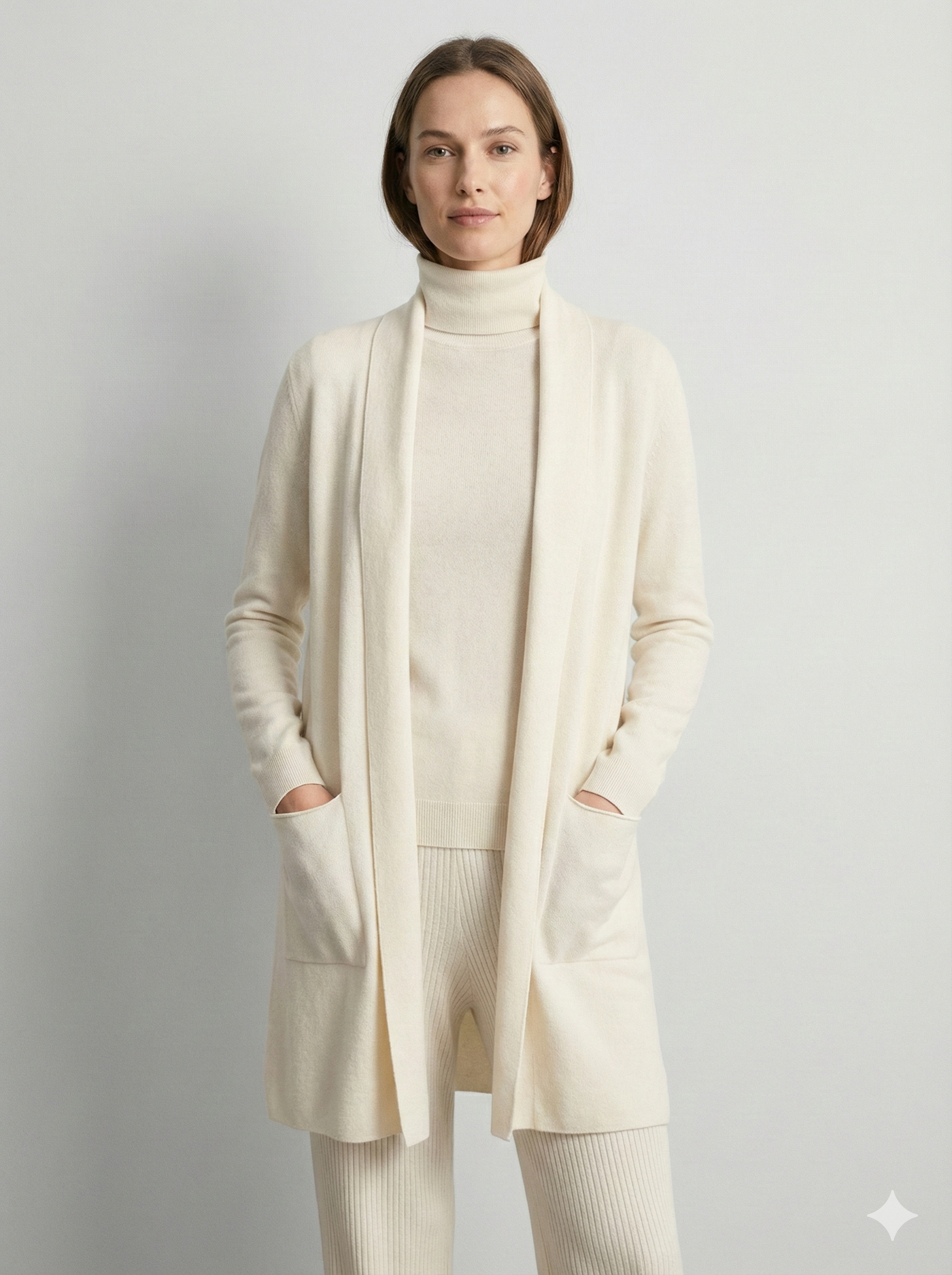 Women's Cardigan Sleeveless pocket art rc008