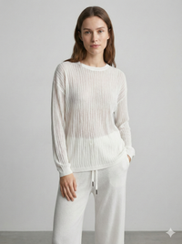 Spring/Summer Exquisite Jacquard Dry Sweater art A8505