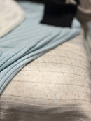 Lyocell linen V-neck cardigan sweater 92310