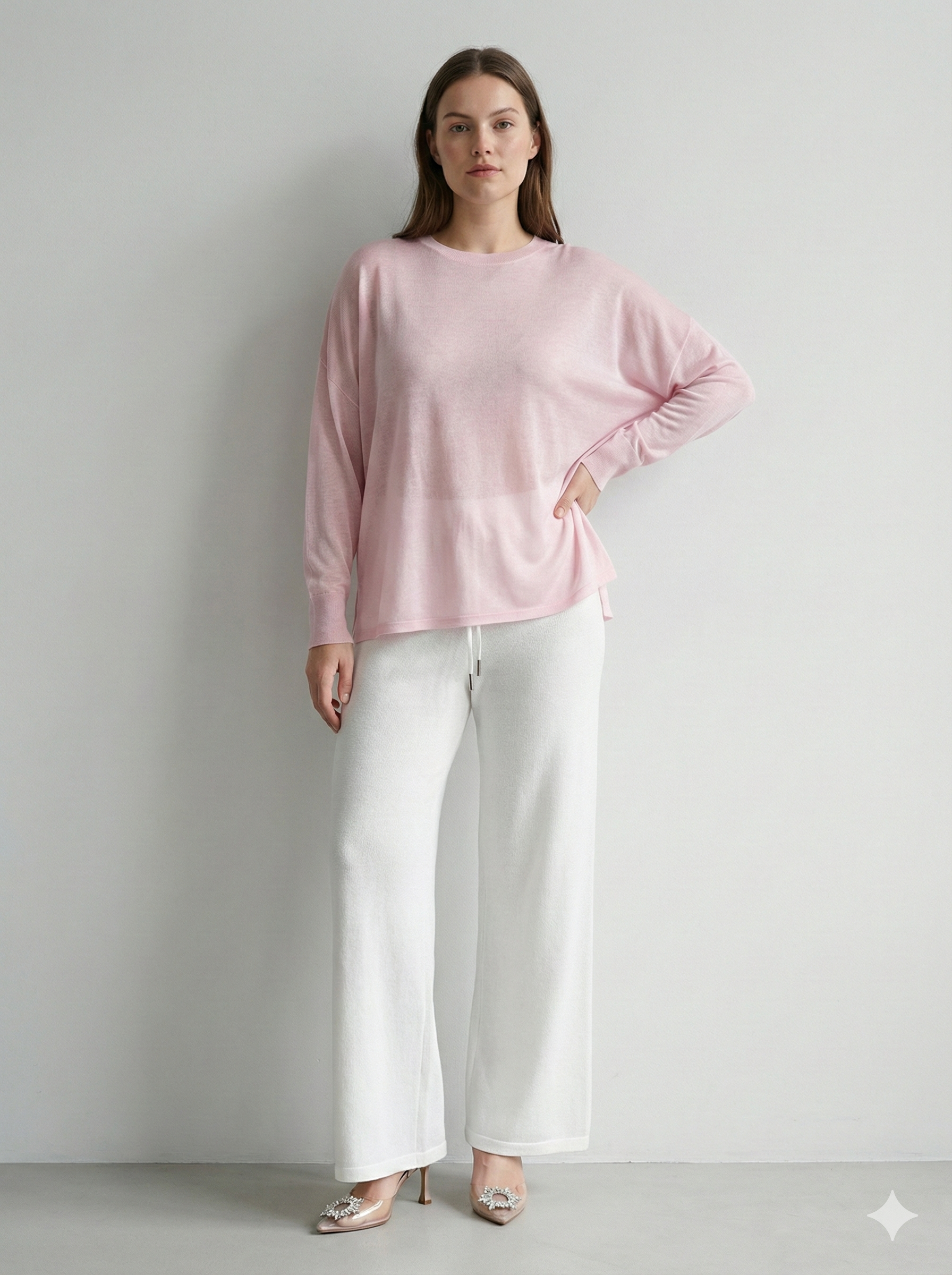 Sheep wool, acetate fiber, 16-gauge Spring sweaters sa0630