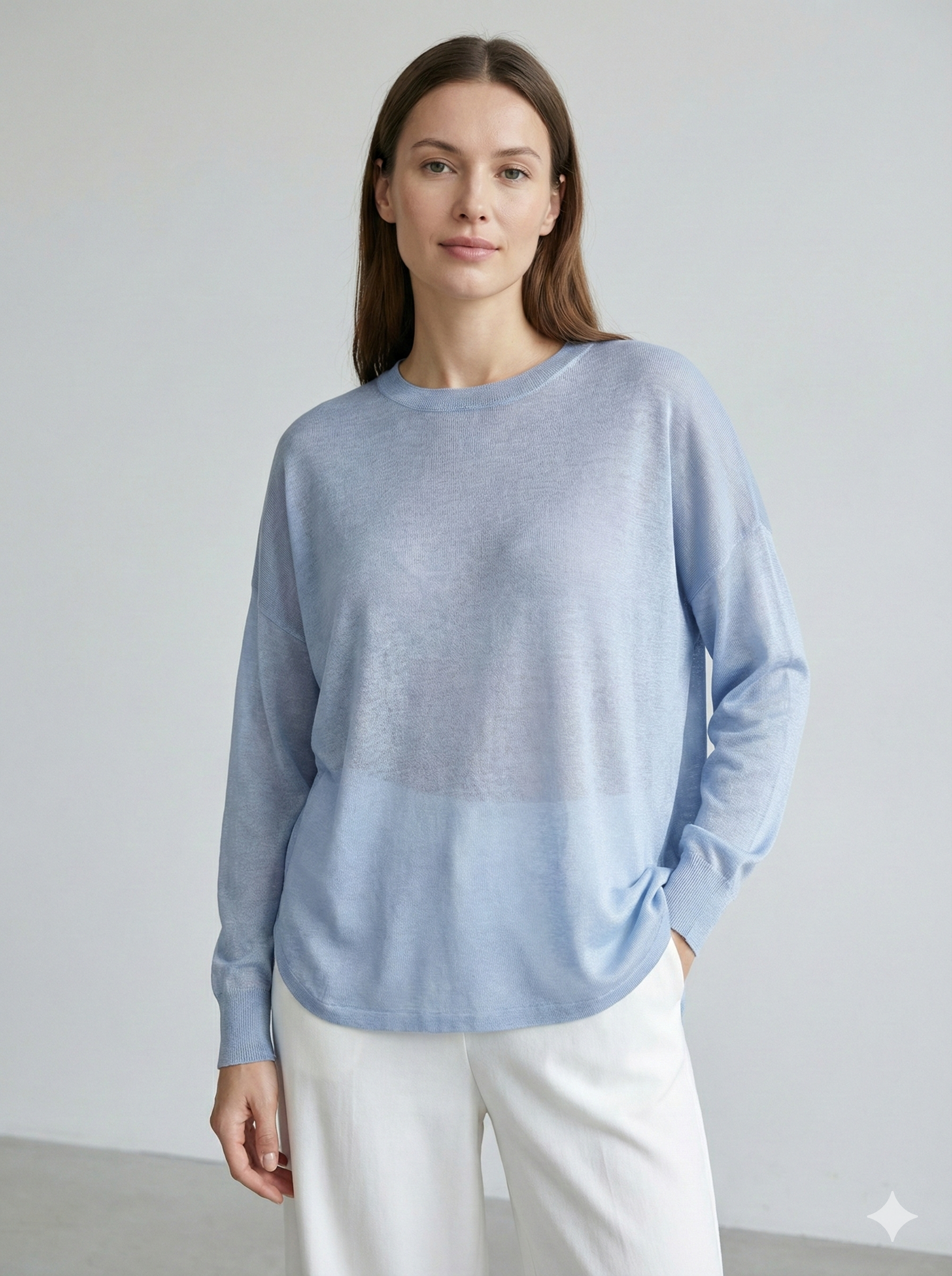 Sheep wool, acetate fiber, 16-gauge Spring sweaters sa0630