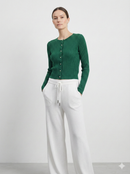 Pearl button cardigan A8911