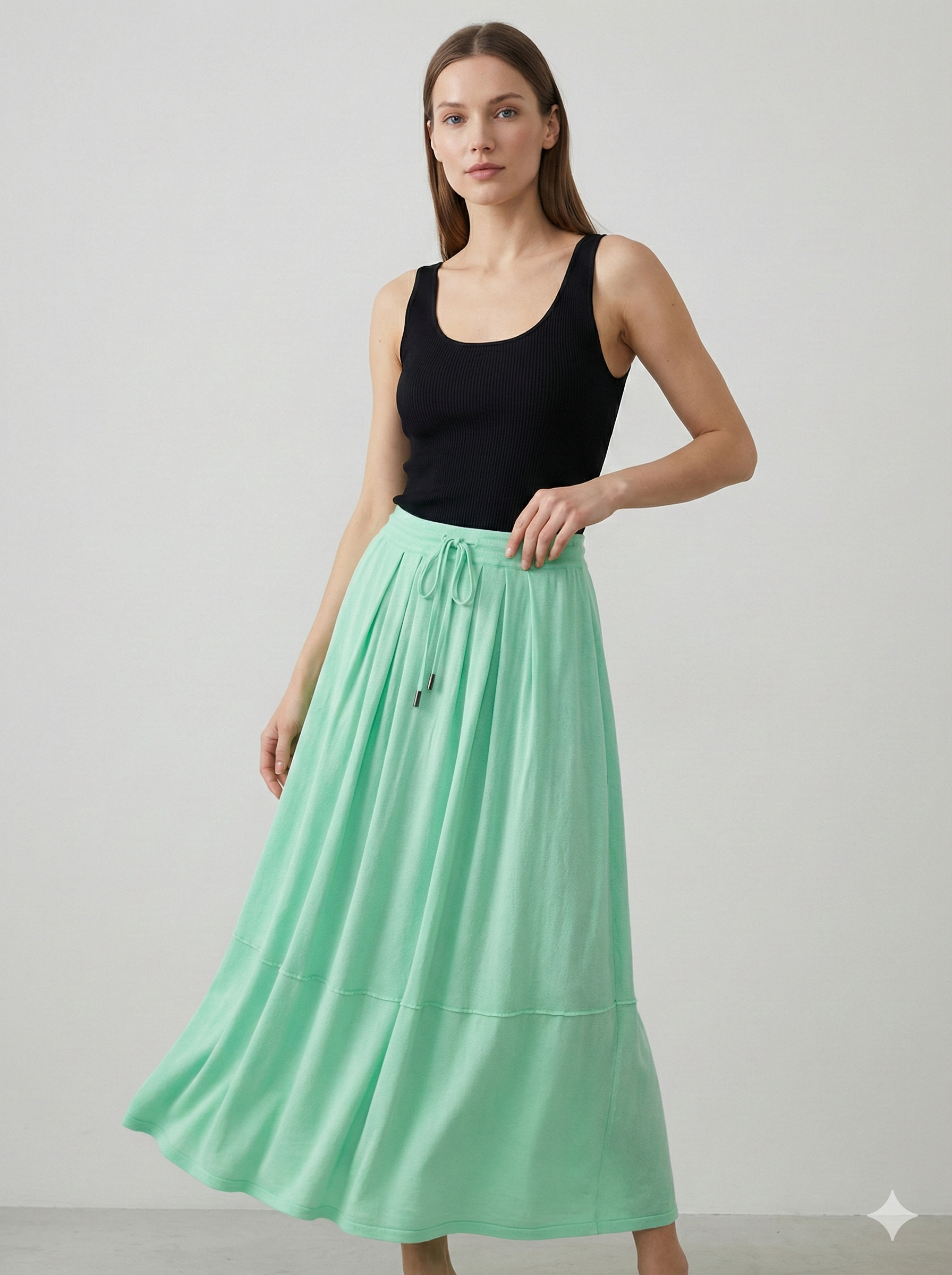 Double-pocket knitted skirt art. 23523