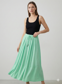 Double-pocket knitted skirt art. 23523