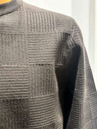 Men's crew-neck Jacquard sweater H031