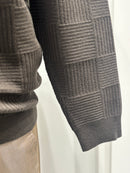 Men's crew-neck Jacquard sweater H031