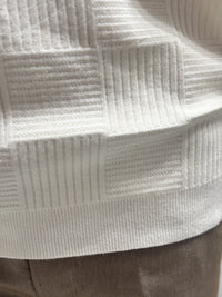 Men's crew-neck Jacquard sweater H031