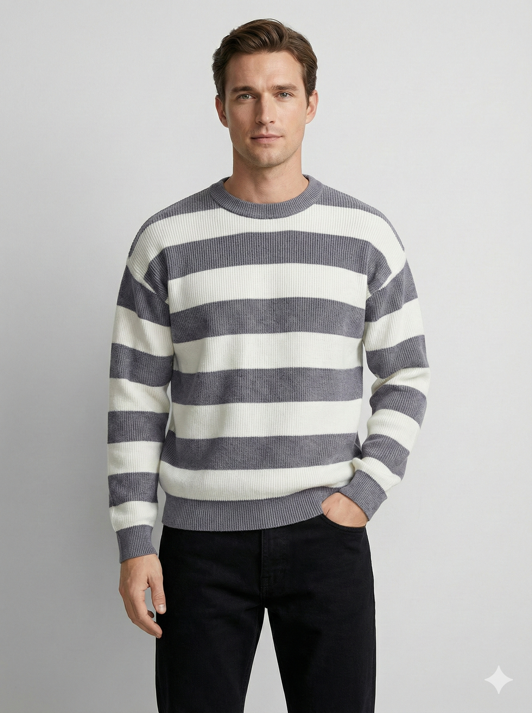 Men's Color blocking Sweater H024