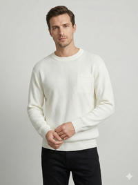 Men's fake pocket Sweater H026