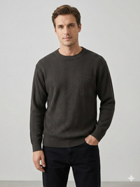 Men's fake pocket Sweater H026