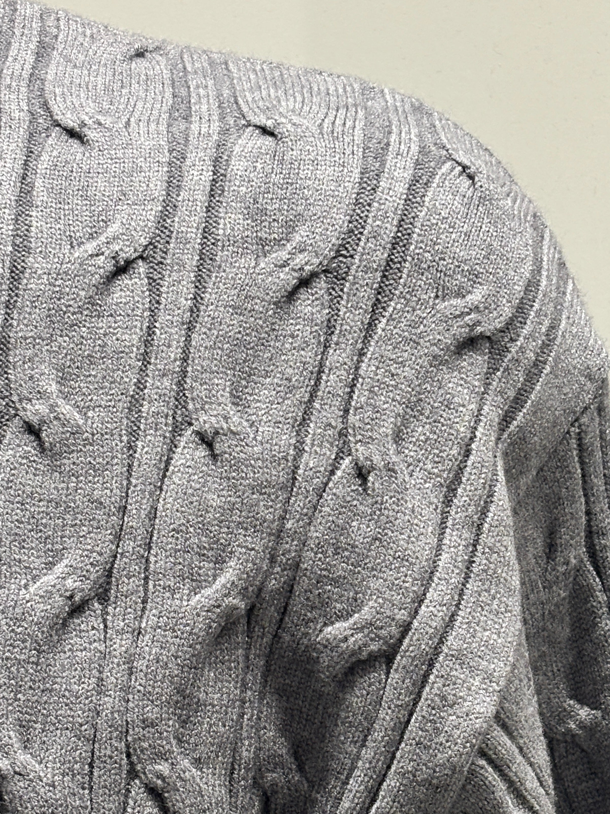 Men's Zipper Cardigan Sweater H025