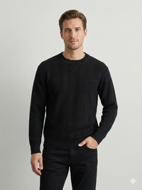 Men's fake pocket Sweater H026