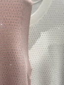 Spring/Summer Long-Sleeved Sleeveless Crew Neck Sweater 95502