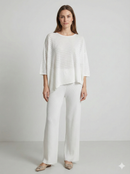 Spring/Summer V-neck Short-sleeved Women's Sweater H6828