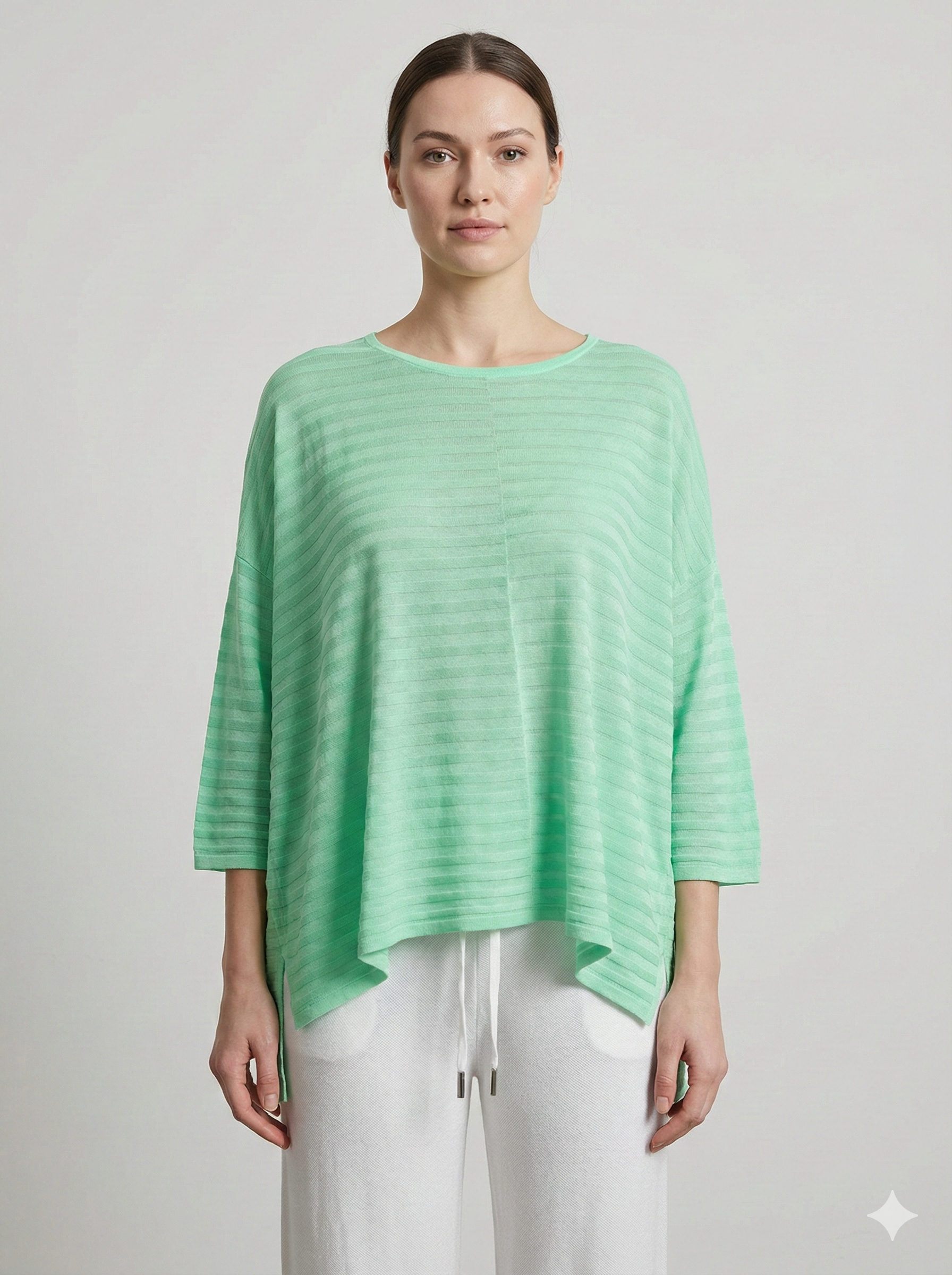 Spring/Summer V-neck Short-sleeved Women's Sweater H6828