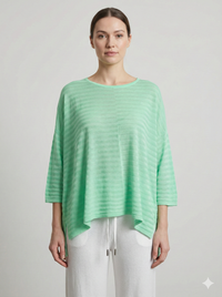 Spring/Summer V-neck Short-sleeved Women's Sweater H6828