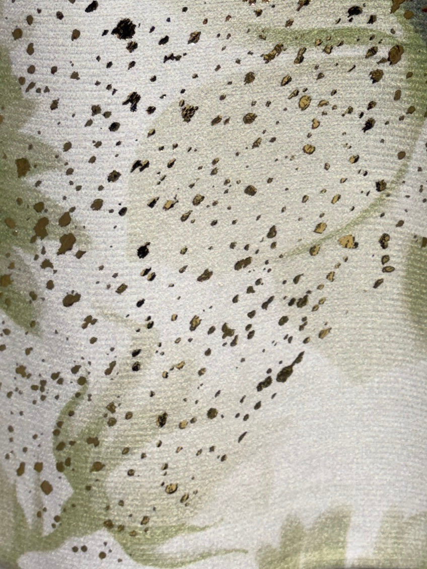 long sleeves v-neck spring sweater Square Print sy6024