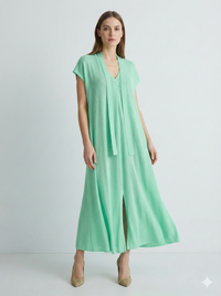 Spring/Summer Jacquard Maxi Dress H6859