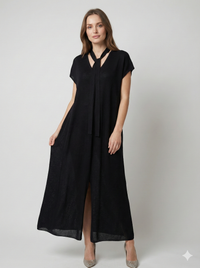 Spring/Summer Jacquard Maxi Dress H6859