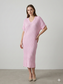 Spring/Summer Jacquard Maxi Dress H6858