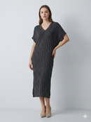 Spring/Summer Jacquard Maxi Dress H6858