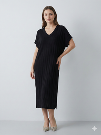 Spring/Summer Jacquard Maxi Dress H6858