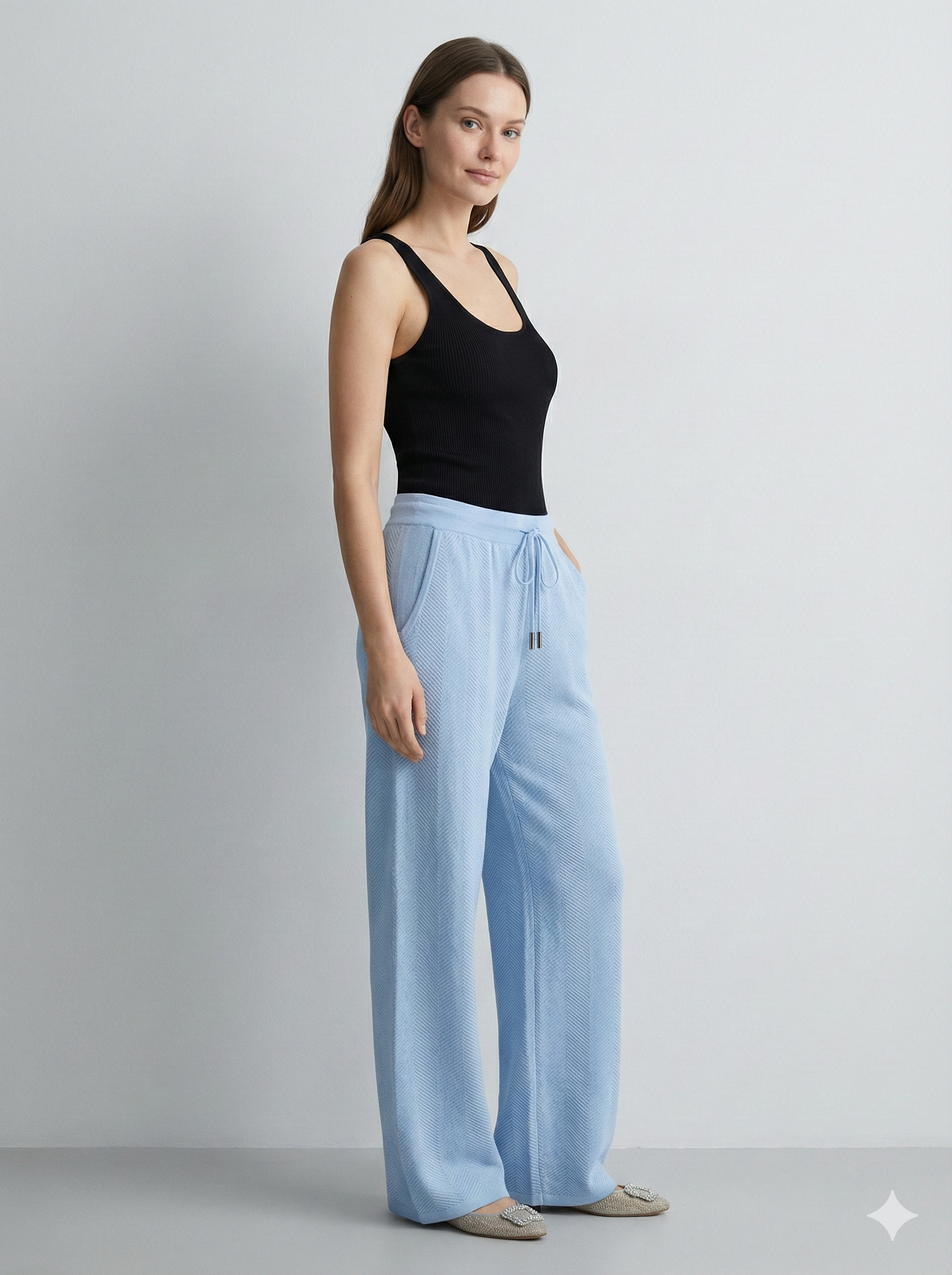 Spring/Summer Wool Pants 8508